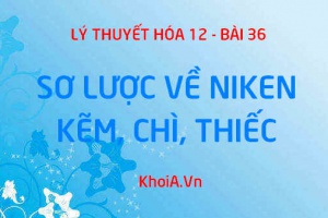 Tính chất vật lý, Tính chất hóa học của Niken (Ni), Kẽm (Zn), Chì (Pb), Thiếc (Sn) và Ứng dụng - Hóa 12 bài 36